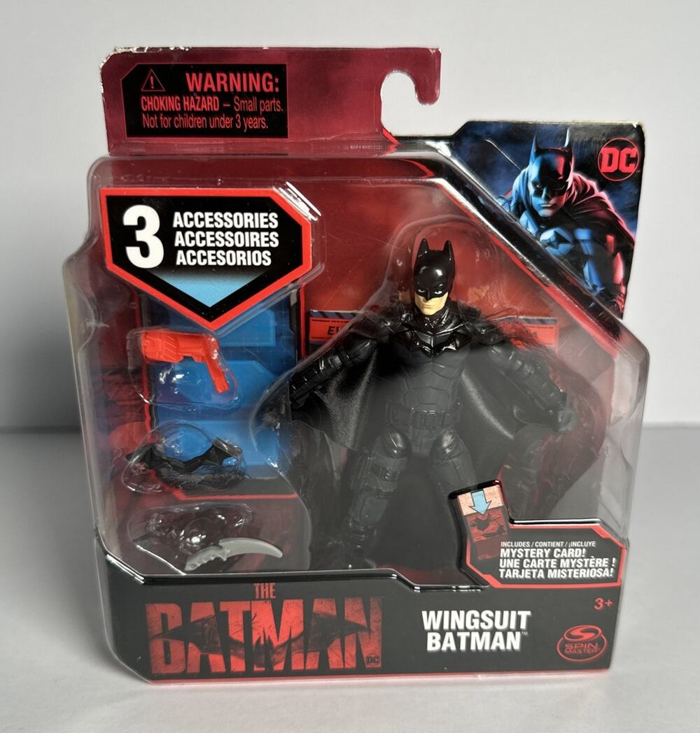 BATMAN Wingsuit 3 Accessories SpinMaster Mystery Card (Brand New)